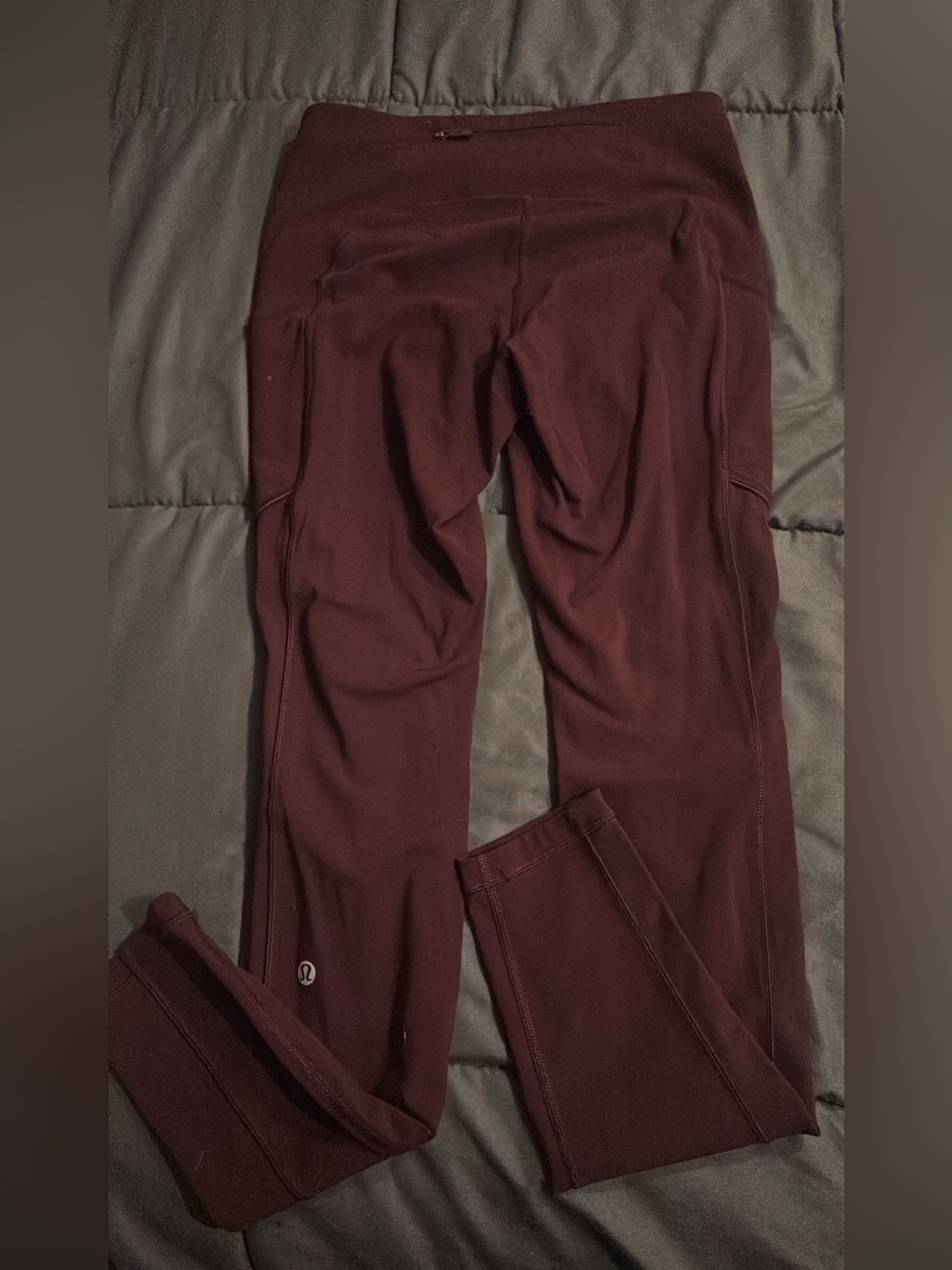 lululemon burgandy full length